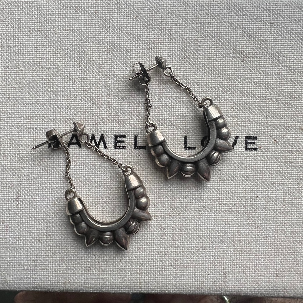 Pamela Love Tribal Spike Earrings